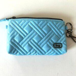 Lug Metro XL Pouch Metallic Bubble Blue LIght Blue